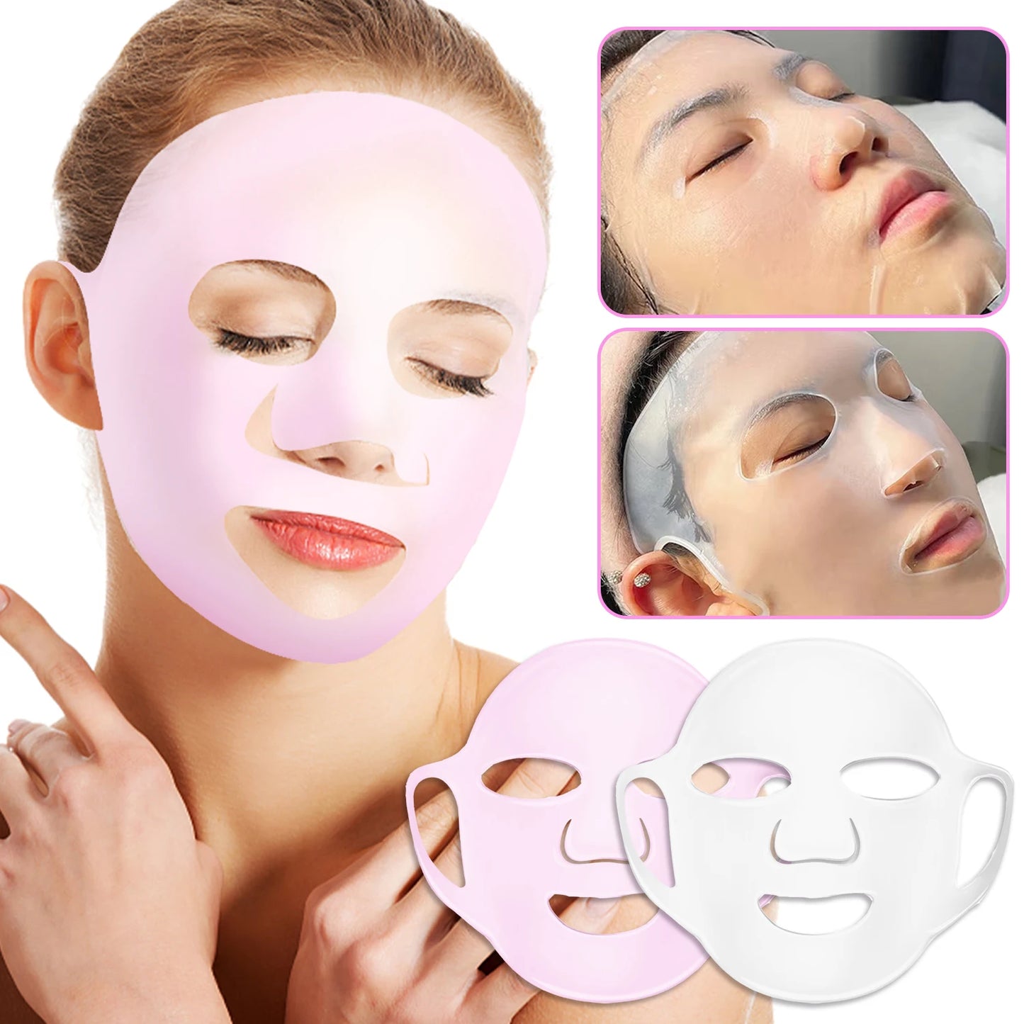 3D Silicone Mask Cover – Moisturizing & Firming Tool