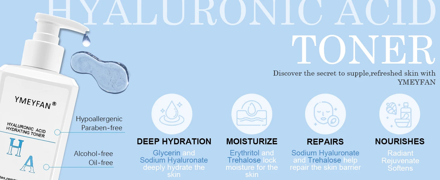 5-in-1 Hyaluronic Acid Skincare Set – Salon & Home Use