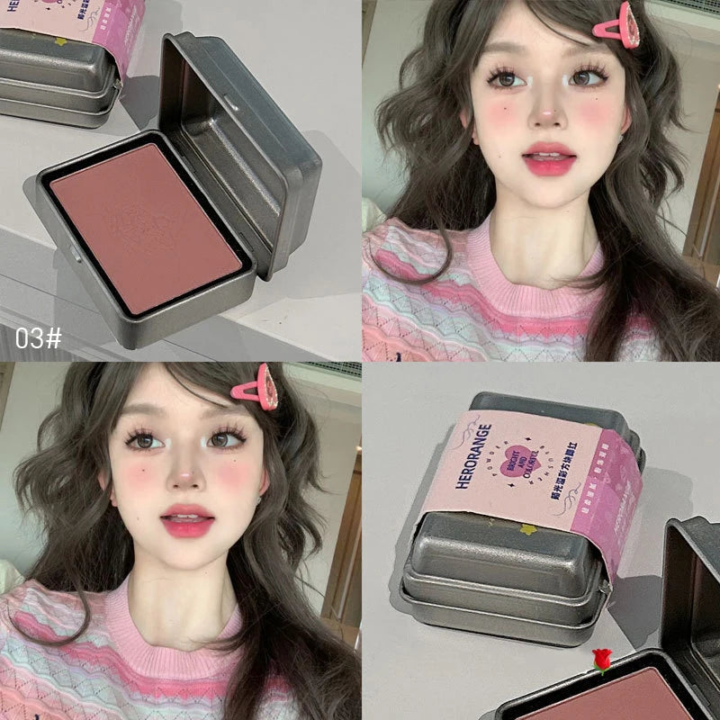 Cute Box Blusher – Long Lasting Korean Powder Blush