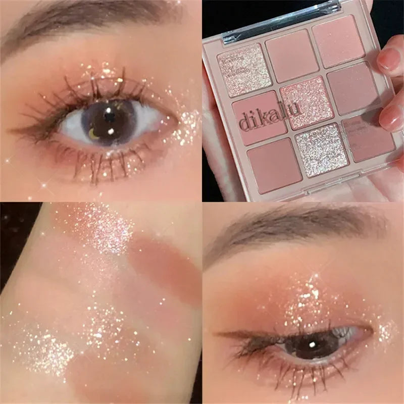 Knitted Eyeshadow Palette – Glitter & Matte