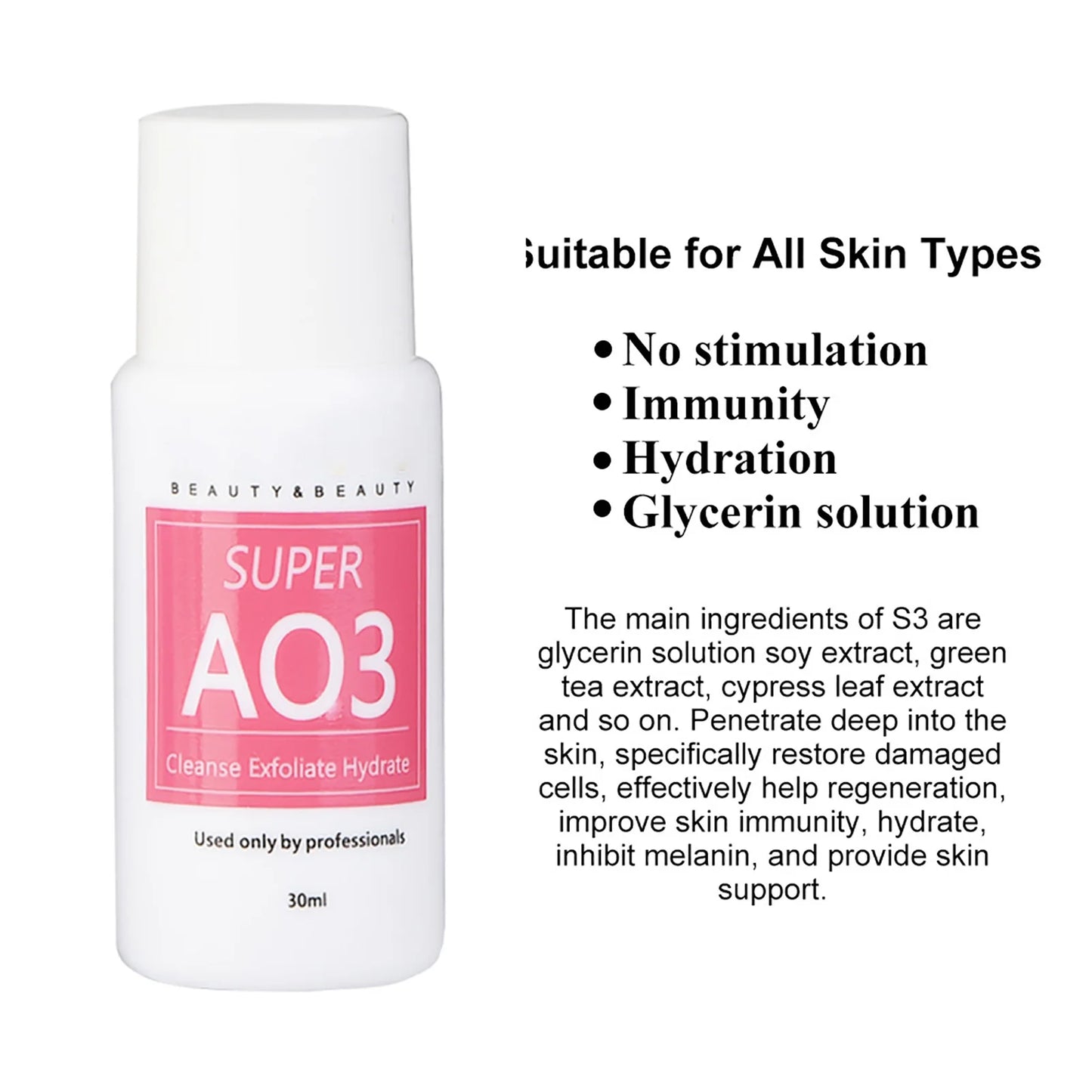 Aqua Peeling Solution Set – HydraFacial Cleansing (3×30ml)