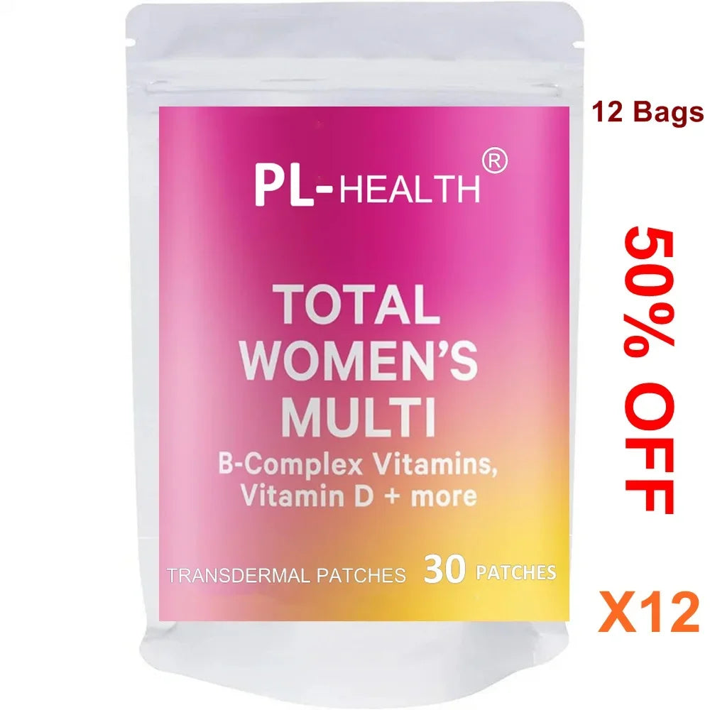Women’s Multivitamin Patches – Hair, Skin, Nails & Energy (30 Pcs)