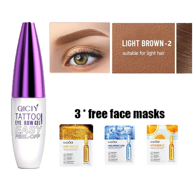 Qiciy Brow Cream – Waterproof, Sweatproof Eyebrow Tint