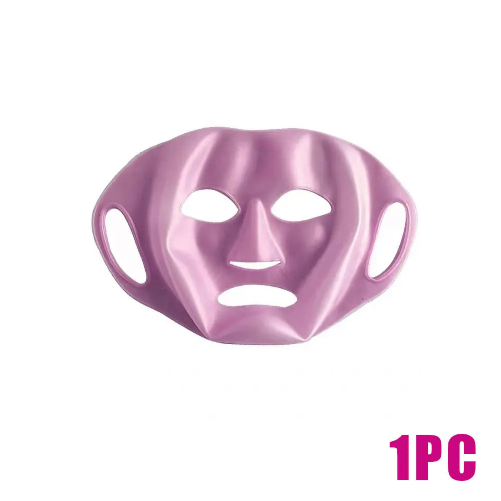 3D Silicone Face Mask – Reusable Firming Skincare Tool
