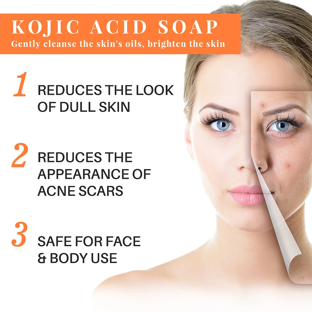 Kojic Acid Skincare Set – Cream, Serum, Soap & Cleanser