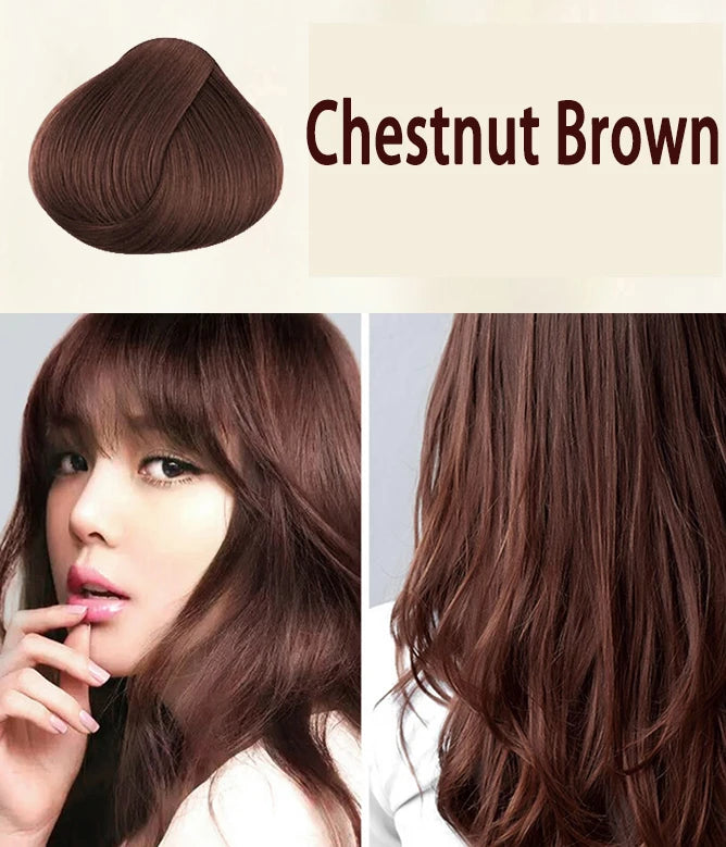 Mokeru Argan Hair Dye – Moisturizing Brown Shampoo