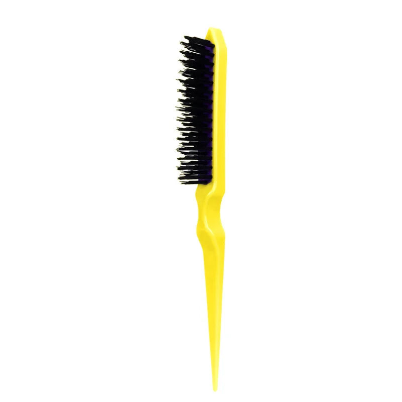 Salon Teasing Comb – Boar Bristle Backcombing Hairbrush