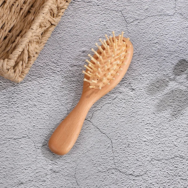 Bamboo Cushion Hair Brush – Scalp Massage Comb