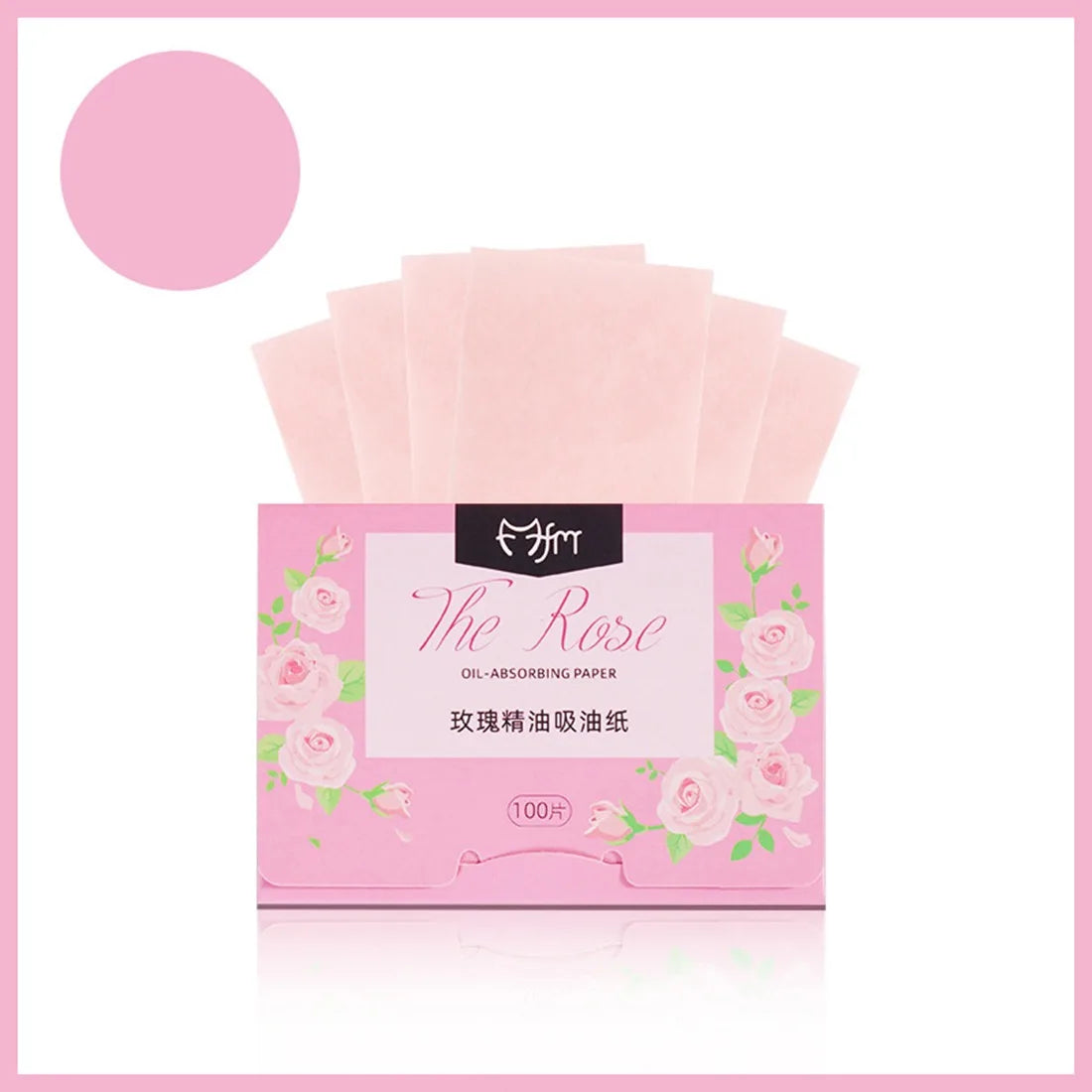 Oil Blotting Paper – 100pcs Portable Face Wipes