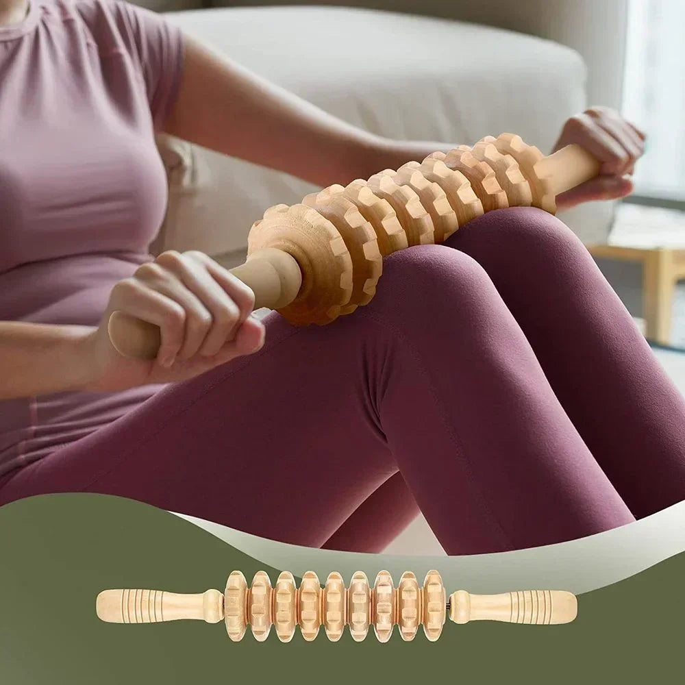 Wood Therapy Massage Tools – Anti-Cellulite Wooden Roller Set