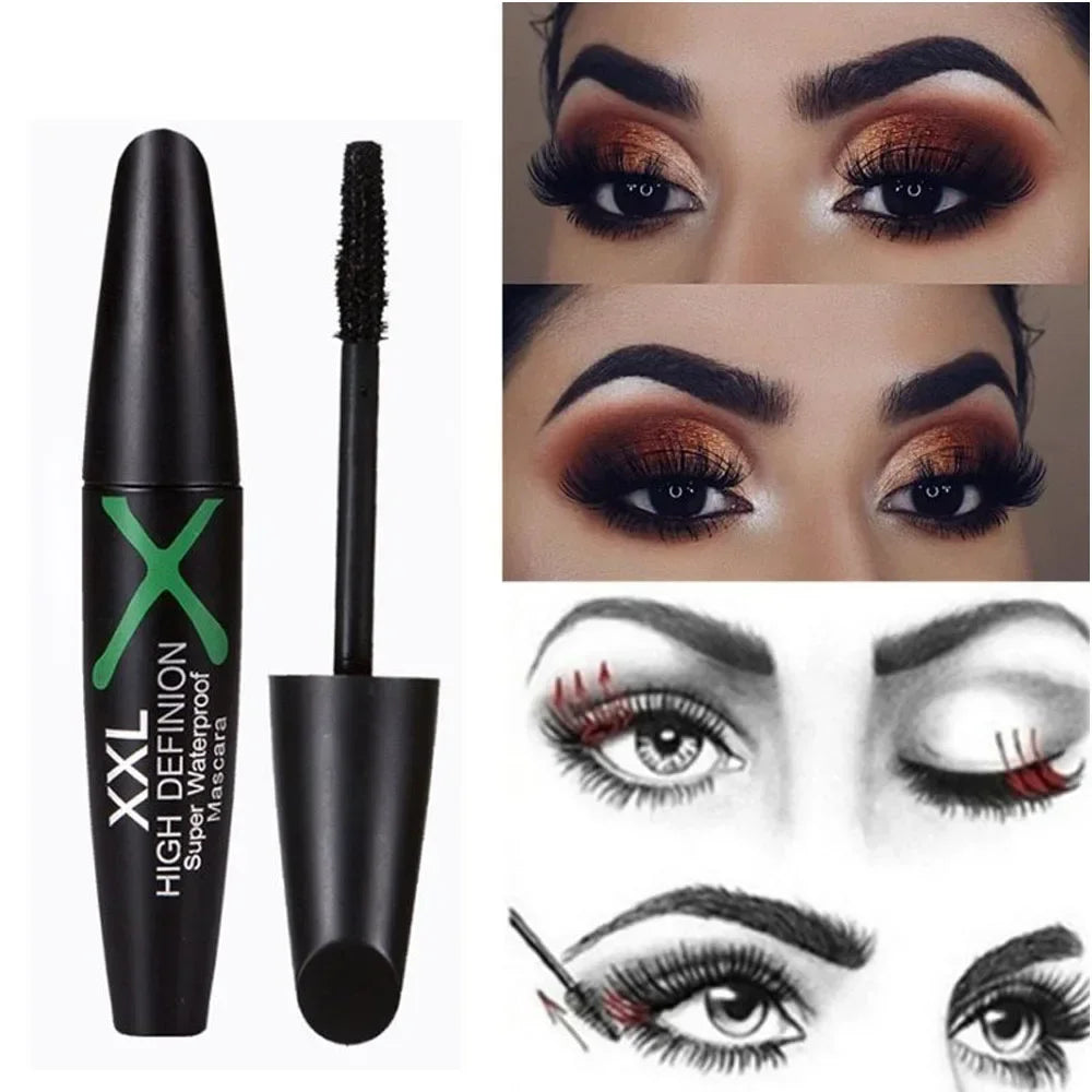 4D Silk Fiber Mascara – Waterproof, Long-Lasting Lash Extension