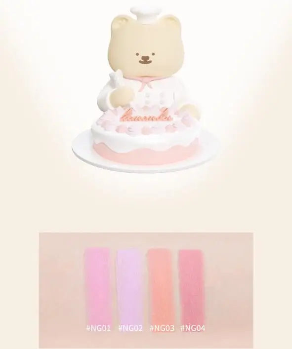 LEEMEMBER Milk Cream Blush Palette – Natural Nude Shades