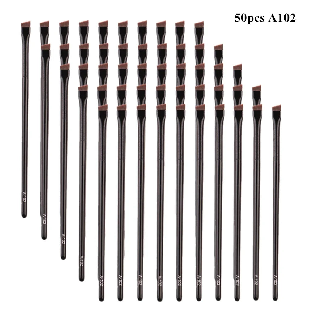 Eyebrow & Eyeliner Brush Set – Angled Makeup Tools