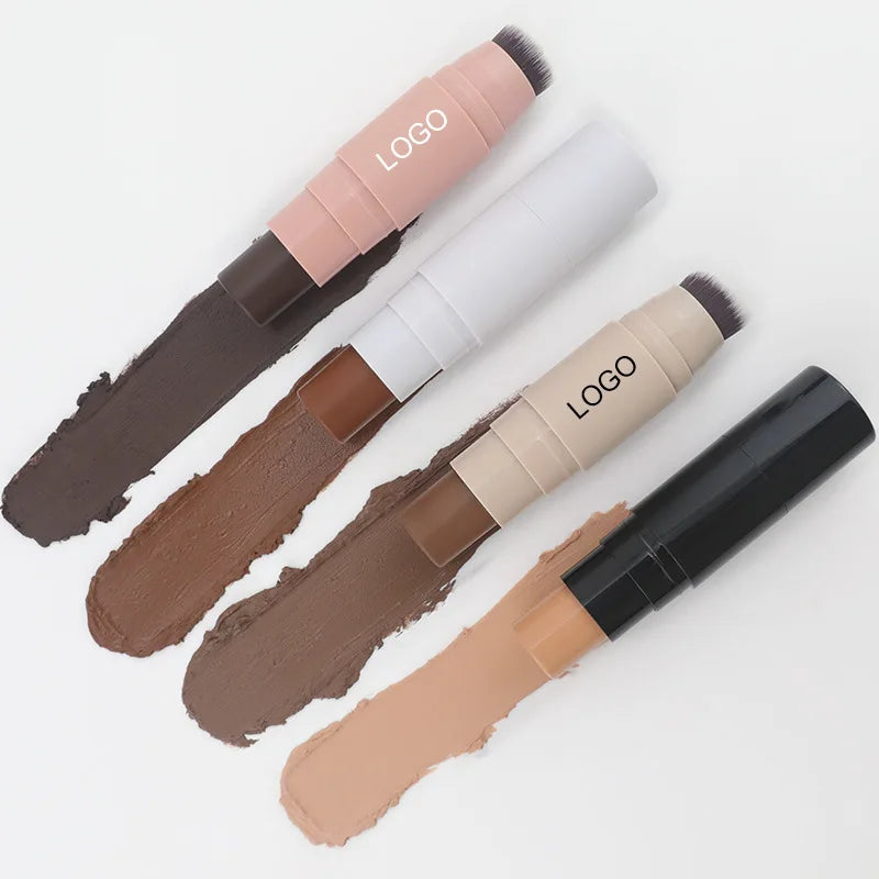 Black Tube Blush Stick with Brush – Private Label Cream Blusher