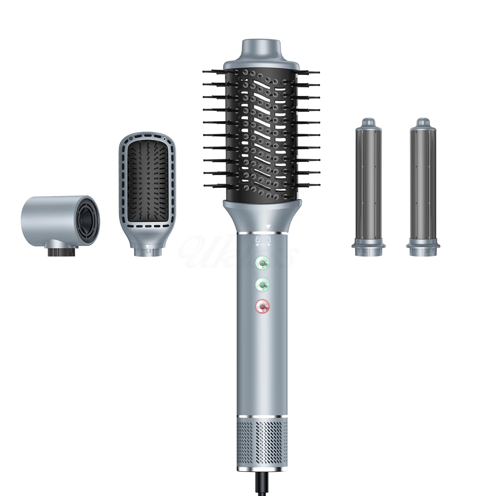 Professional 5 in 1 Hair Styler Hot Air Pick Electric Comb Hot Air Brush Hair Multi Style Airbrush Automatic Curling Iron