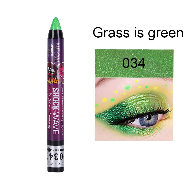 2-in-1 Eyeshadow & Lipstick Stick – Glitter & Matte