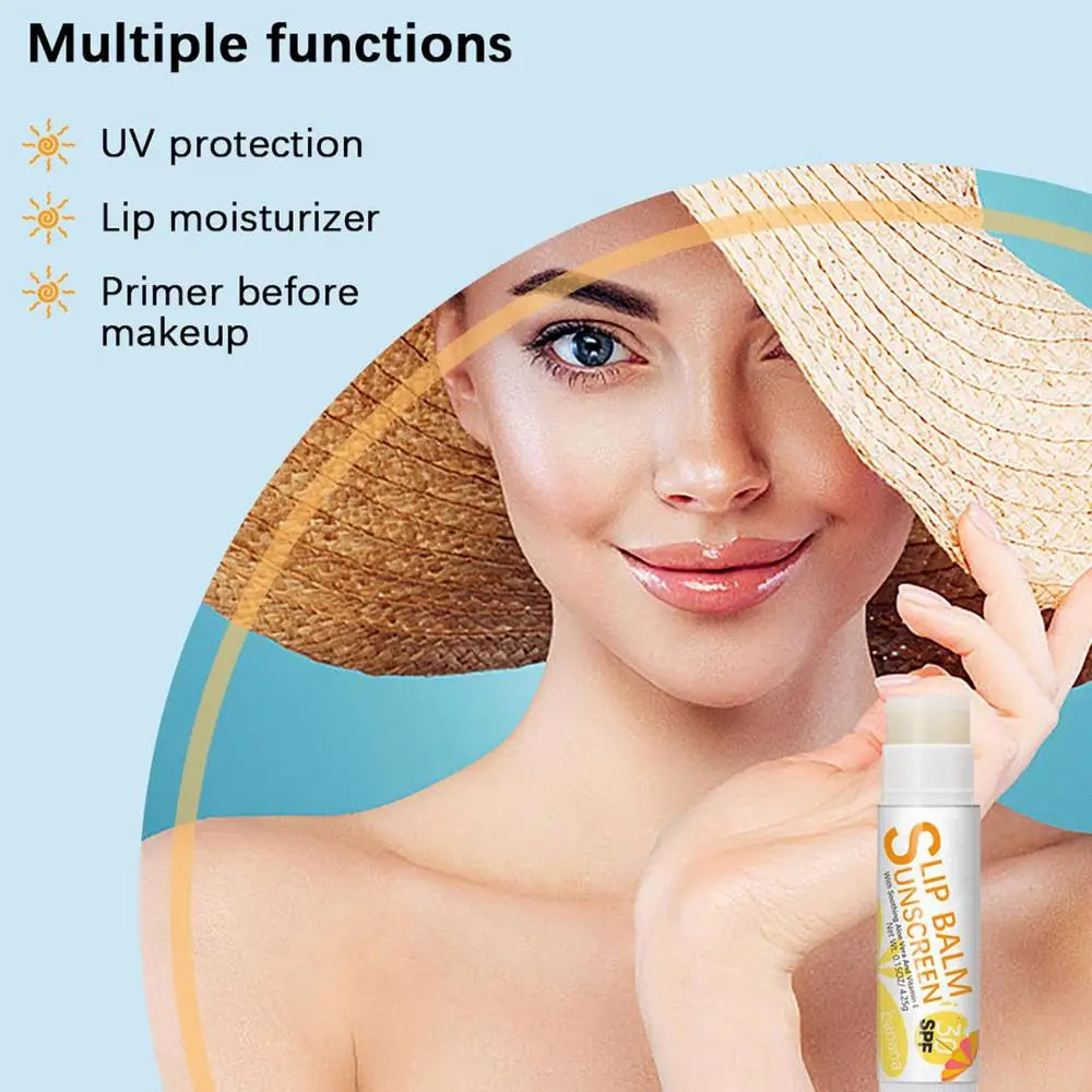 Natural Lip Balm SPF 30 – Moisturizing Fruit Flavor Sticks