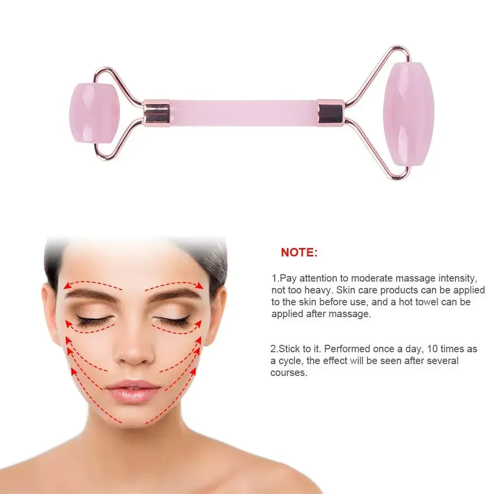 Resin Roller Massager Set – Face & Body Gua Sha (3pcs)