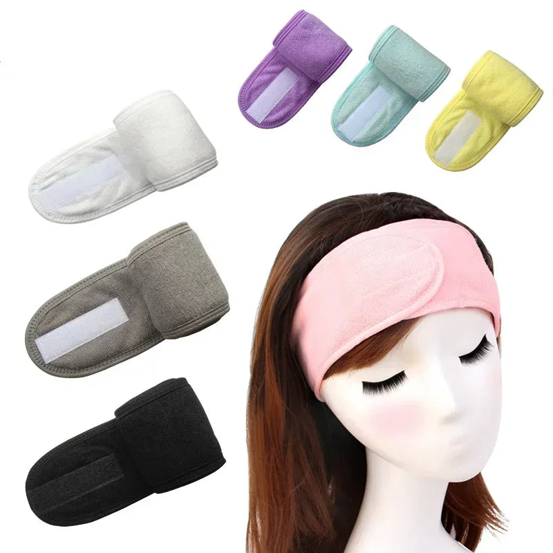 Adjustable Wide Makeup Headband