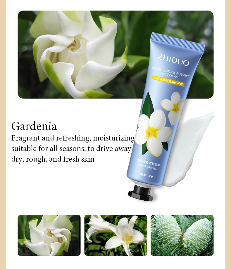 10PCS Fruit & Flower Hand Cream Set – Moisturizing & Nourishing