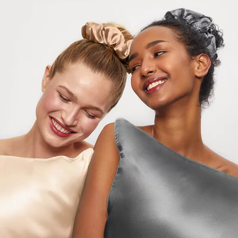 Mulberry Silk Scrunchies – Soft Pillow Hair Band (6CM)