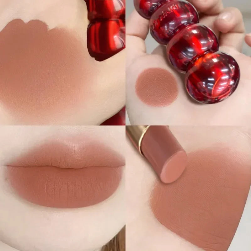 Velvet Matte Lipstick – Long-Lasting Nude & Non-Stick Lip Tint