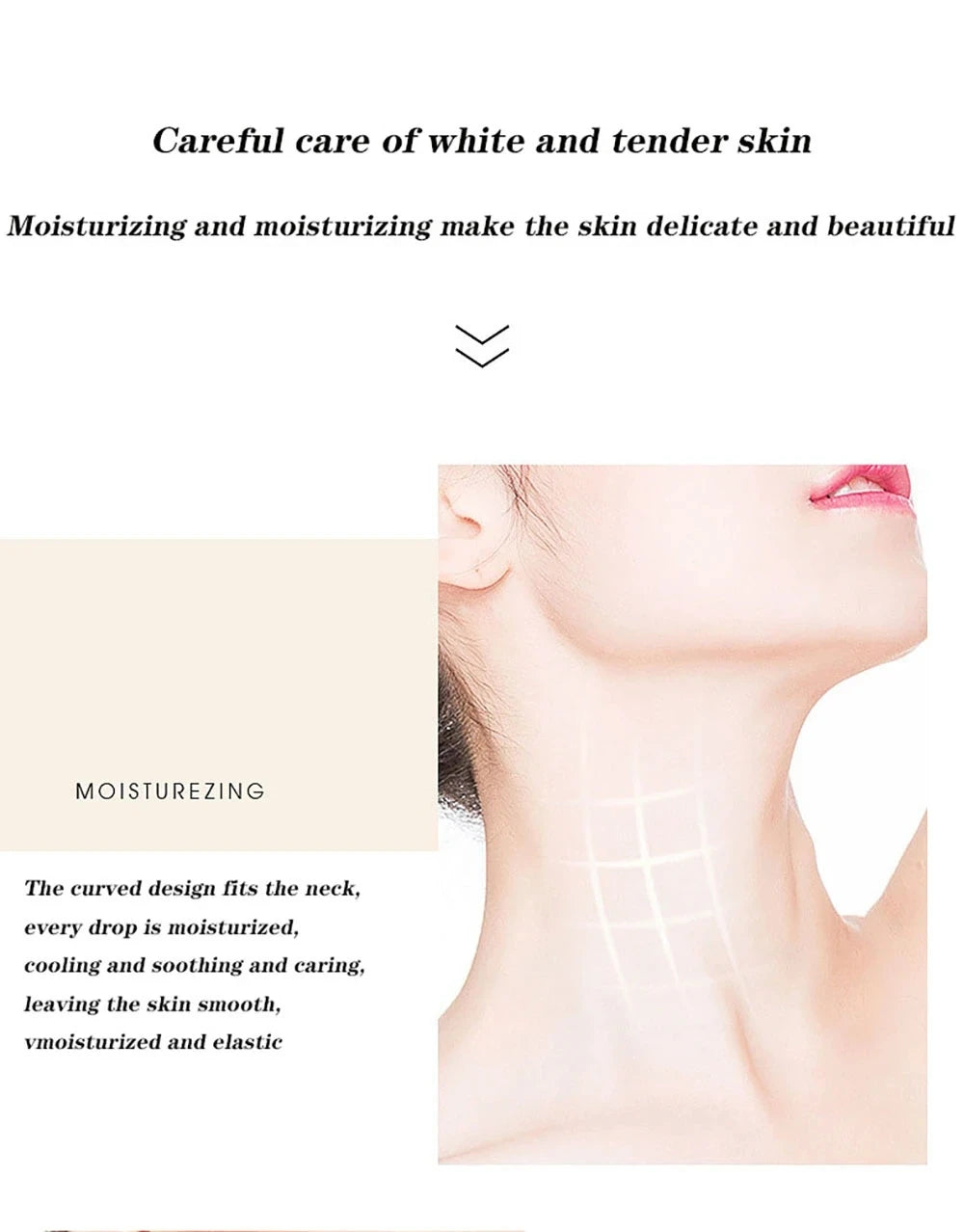 Golden Neck Mask – Anti-Aging & Firming (10pcs)