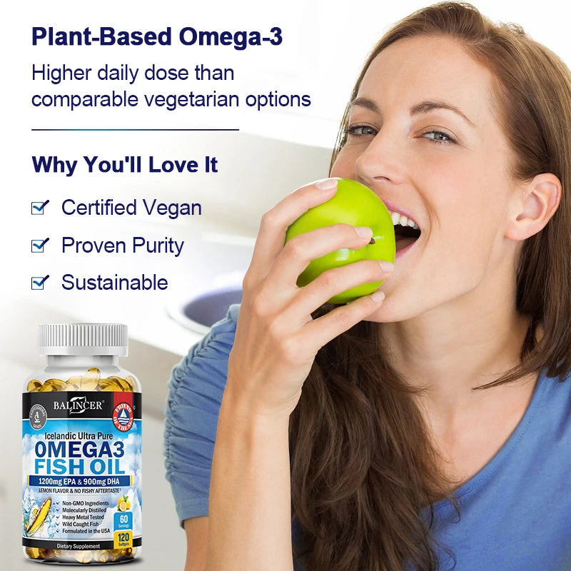 Fish Oil Omega-3 (EPA & DHA) – Joint & Cognitive Care