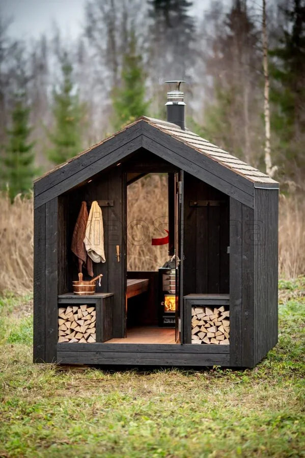Deluxe Forest Sauna Cabin – Relaxation & Wellness Therapy