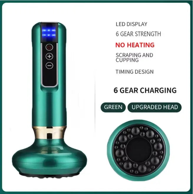 Smart Vacuum Cupping Massager – Infrared Heating & Skin Therapy