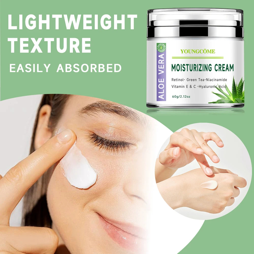 Aloe Vera Cream – Soothing & Anti-Aging Moisturizer