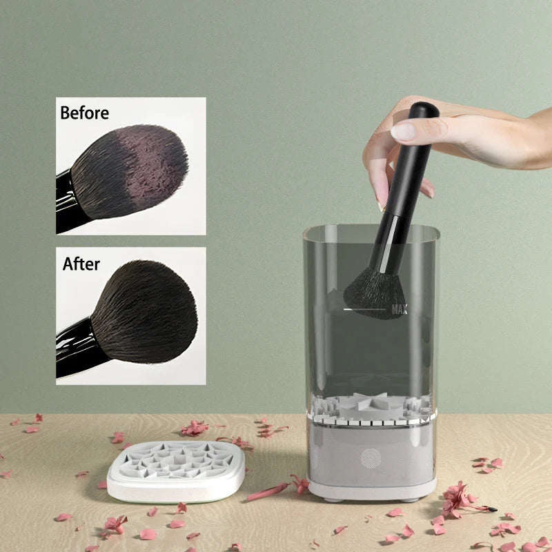 Electric Makeup Brush Cleaner – Rechargeable Quick-Dry Cleaning Tool