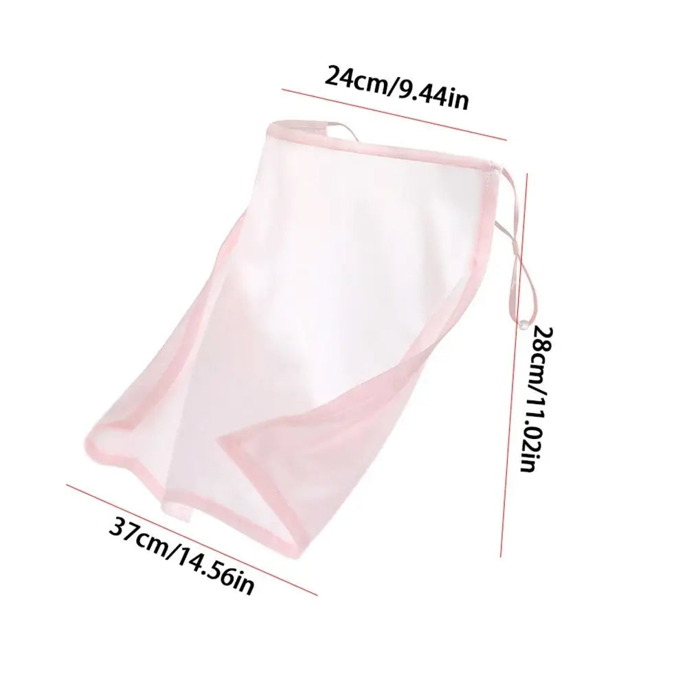Hanfu Face Scarf Veil – Sunscreen Mesh Mask Cover