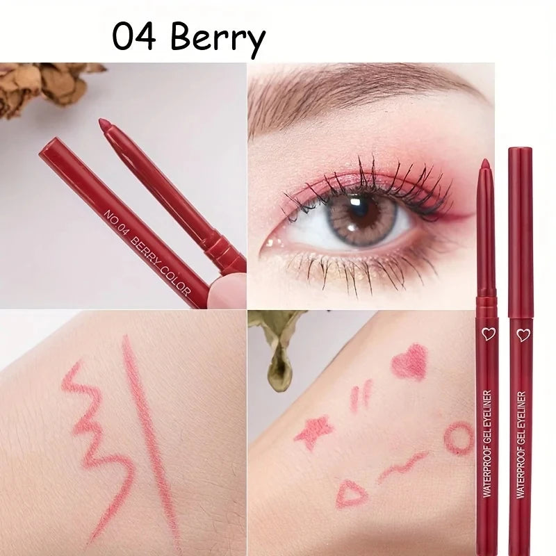 6-Color Eyeliner Gel Pen – Quick Dry Eye Makeup