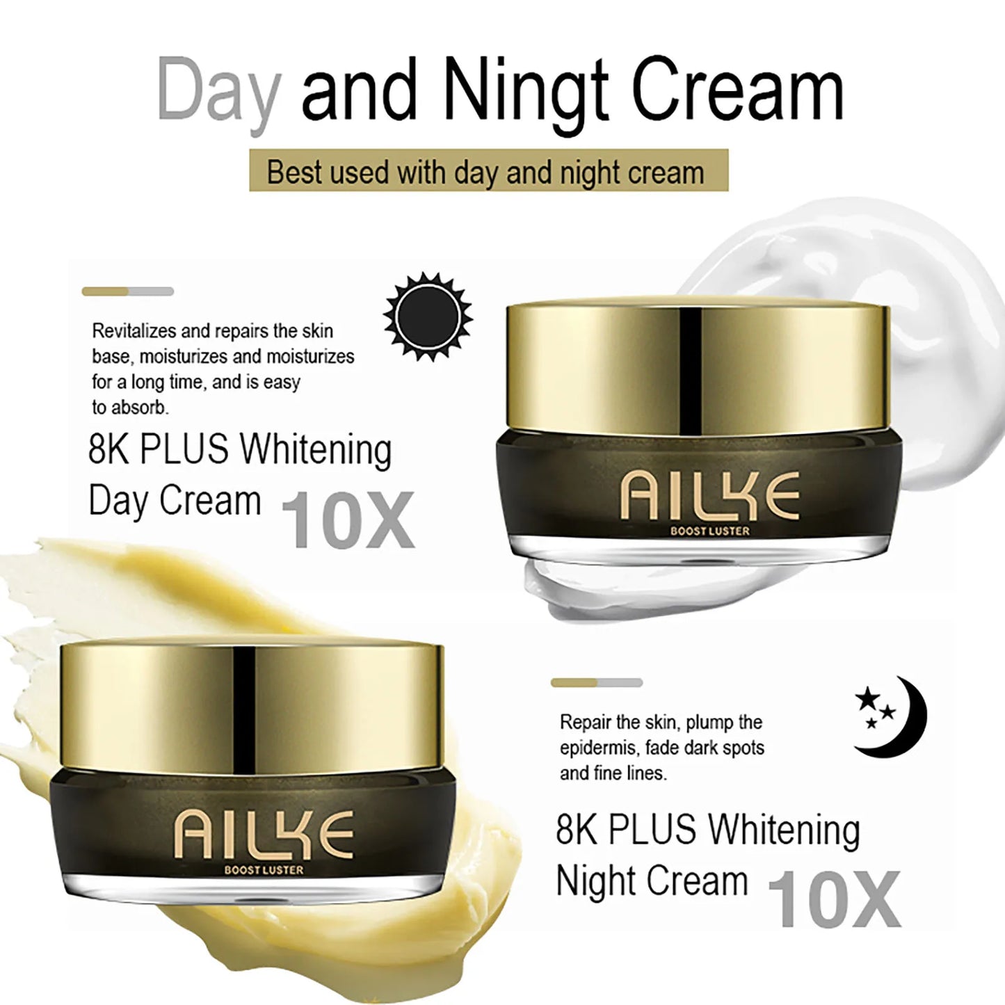 AILKE Lightening Face Cream – Dark Spot & Melanin Care