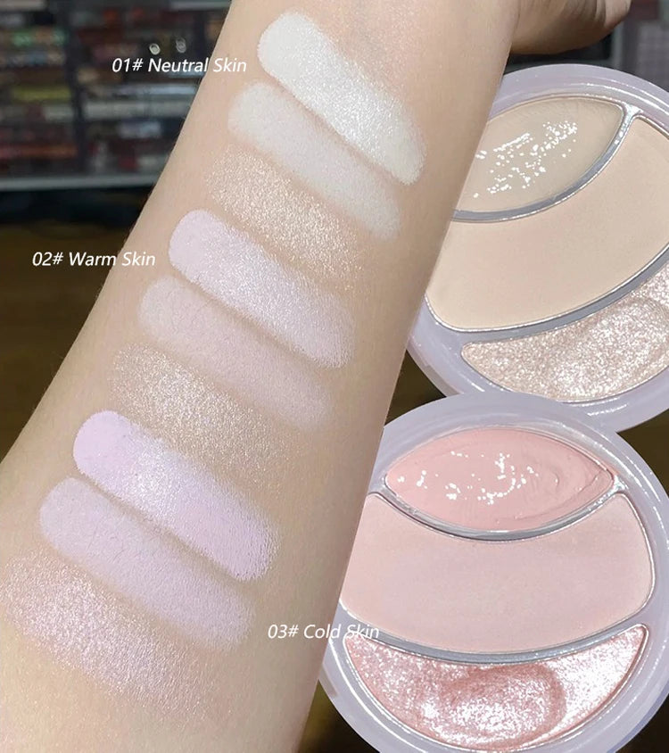 3-Color Highlighter Palette