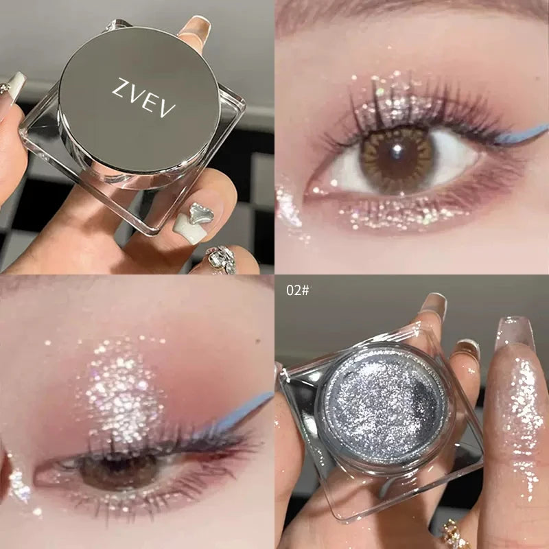 Metallic Eyeshadow Palette – Glitter & Smoky Makeup