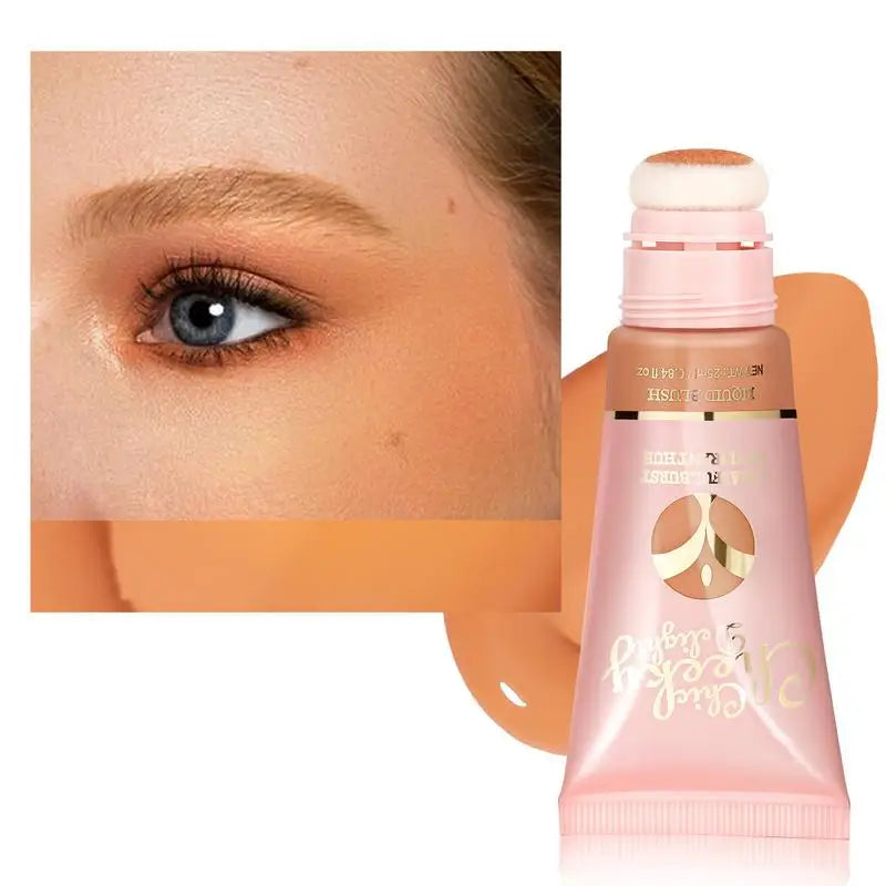 Shimmer Liquid Blush – Soft Watercolor Cream Tint