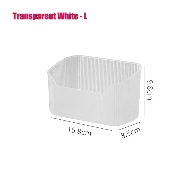 Matte Cosmetic Organizer Box – Makeup Storage Tray