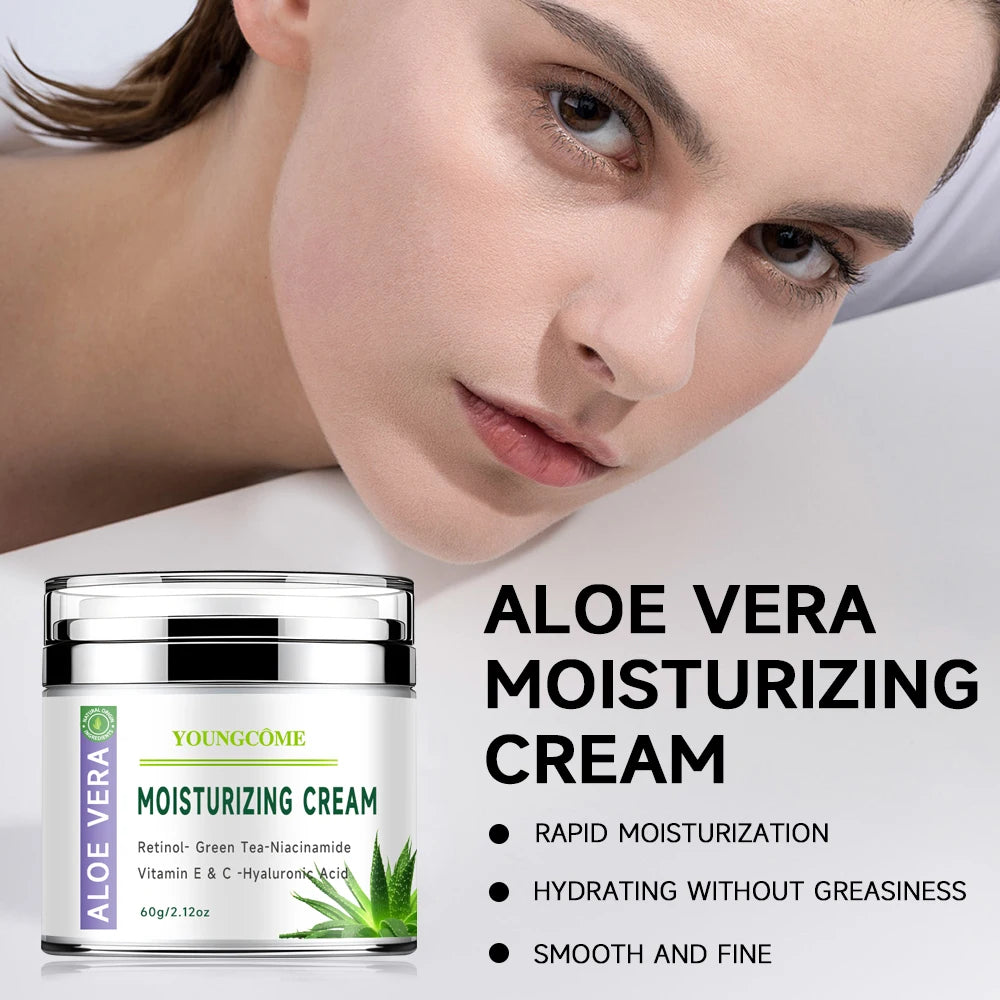Aloe Vera Cream – Soothing & Anti-Aging Moisturizer