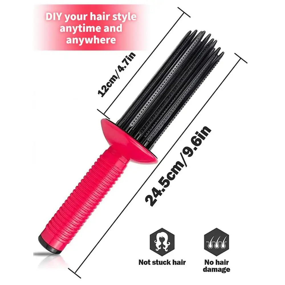 Round Hair Curling Styling Comb