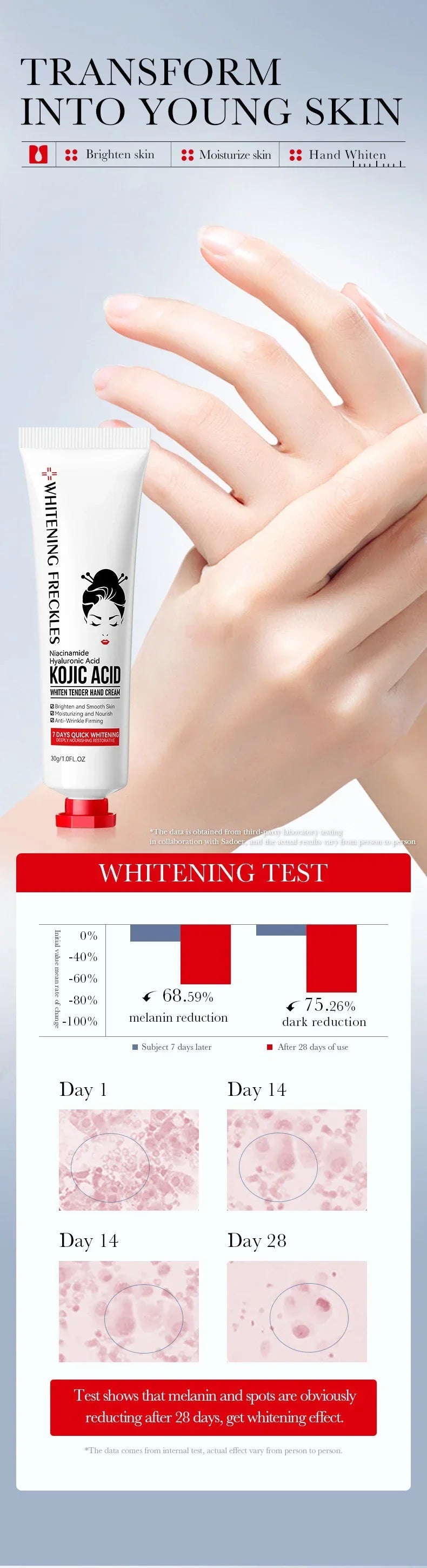 Kojic Acid Hand Cream – Brightening & Nourishing Skin Care