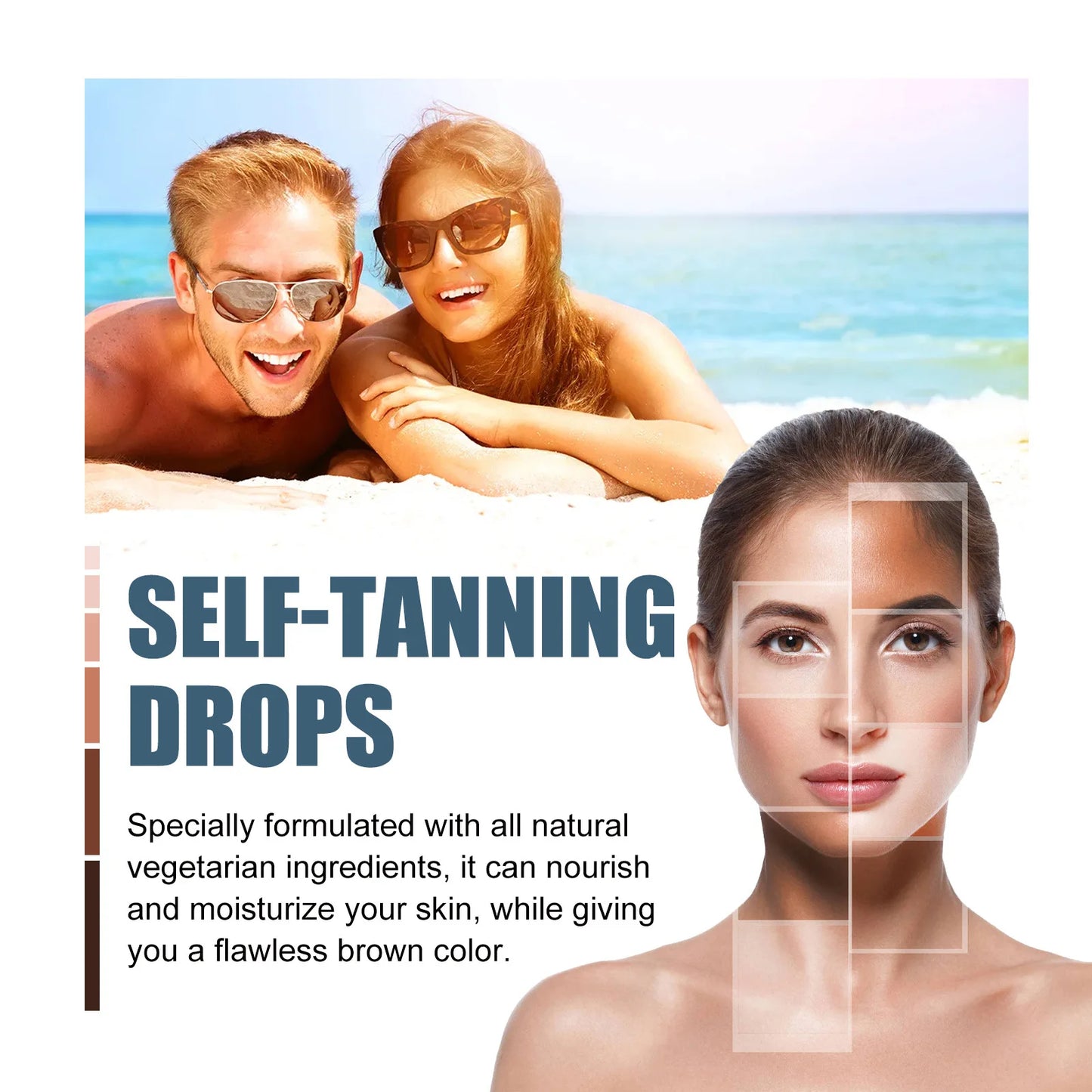 30ml Self-Tanning Essence – Hydrating Sunless Glow Serum