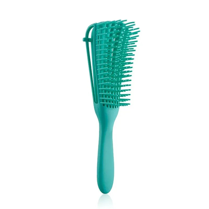 Boar Bristle Hair Brush – Wooden Paddle Scalp Massage Comb