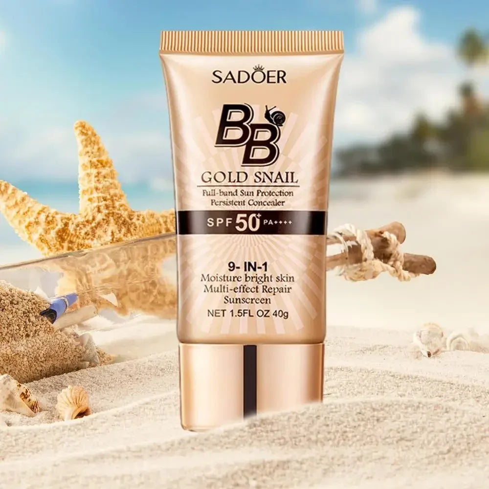 Gold Snail BB Cream SPF50+ – Whitening Sunscreen Foundation