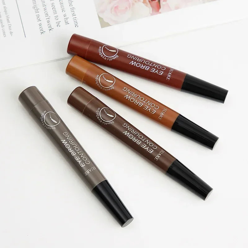 4-Point Eyebrow Pencil – Waterproof Brow Pen