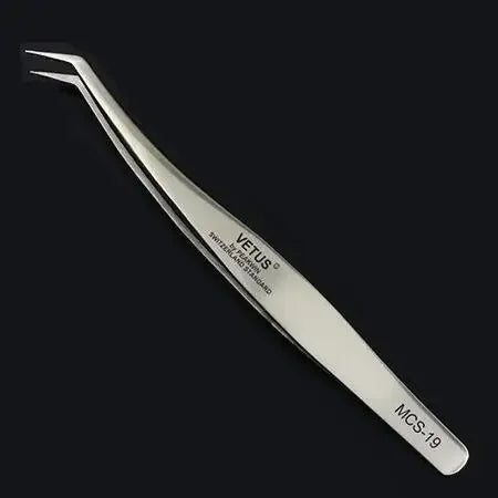 Vetus Premium Eyelash Tweezers – Fine Tip Tool