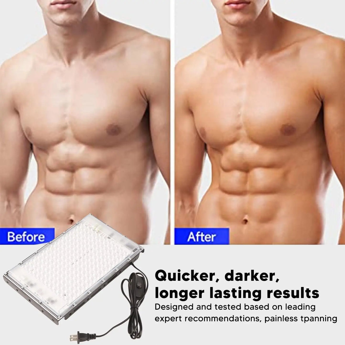 192 LED Tanning Light Device – Compact Safe Tanner Machine