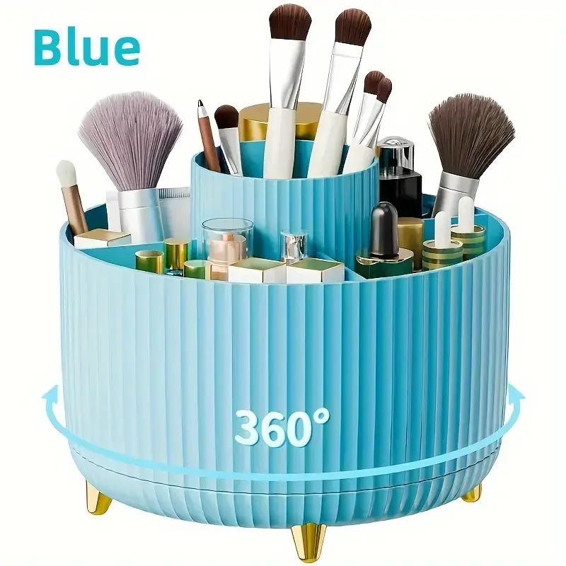 Rotating Makeup Organizer – 360° Brush & Tool Holder