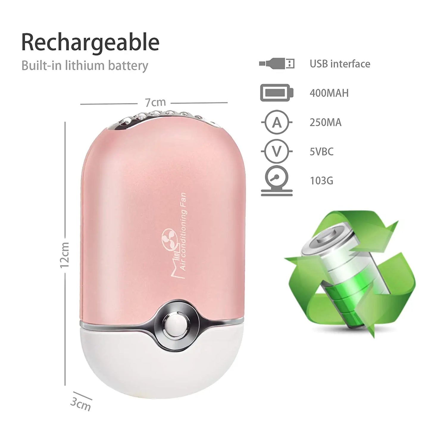 Mini USB Eyelash Fan Dryer – Lash Extension Tool